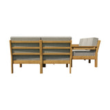 Livsip 7PCS Outdoor Sofa Set Garden Lounge Setting - 45-Degree Angle