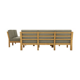 Livsip 7PCS Outdoor Sofa Set Garden Lounge Setting - Close-Up Angle