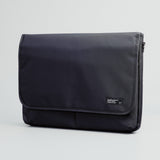 Large 15/15.6 inch Laptop Sleeve with Strap LATO - BLACK - Side View