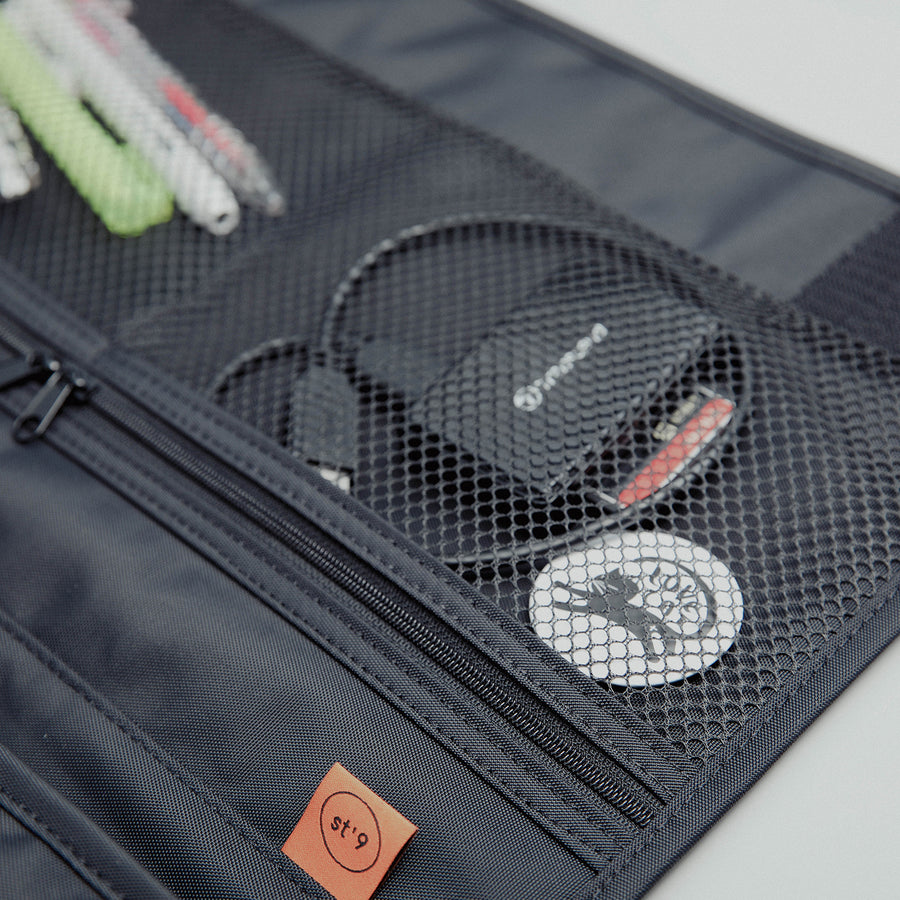 Large 15/15.6 inch Laptop Sleeve with Strap LATO - BLACK