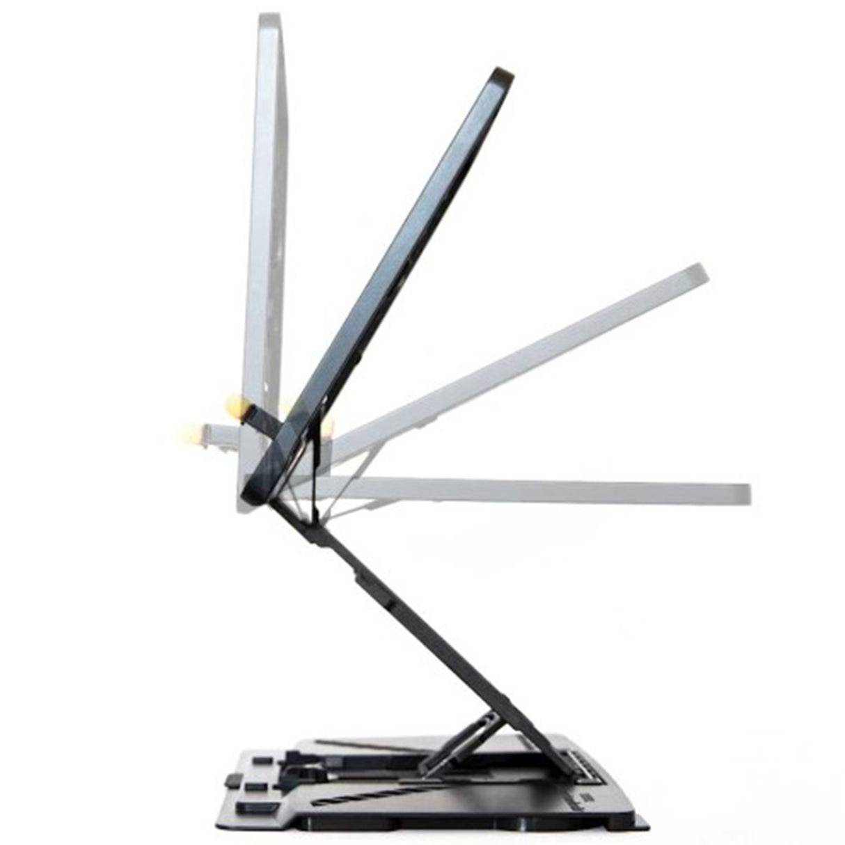 Adjustable Laptop Stand Foldable Tablet Book Holder - BLACK