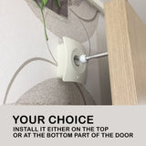 Door Stopper Stop Advanced - BLUE - 45-Degree Angle