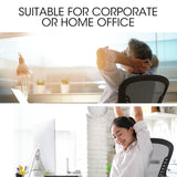 FORTIA Ergonomic Office Desk Chair, Coolmesh Fabric, Adjustable Recline, Black Mesh/Black Frame - Extra Image