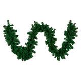 Christabelle Chadwick Green Pre-Lit Christmas Garland - 274cm - Side View