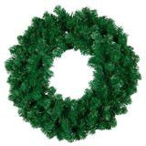 Chadwick Green Pre-Lit Christmas Wreath - 61cm - Front View