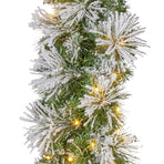 Christabelle Majestic Snow Prelit Christmas Garland - 274cm