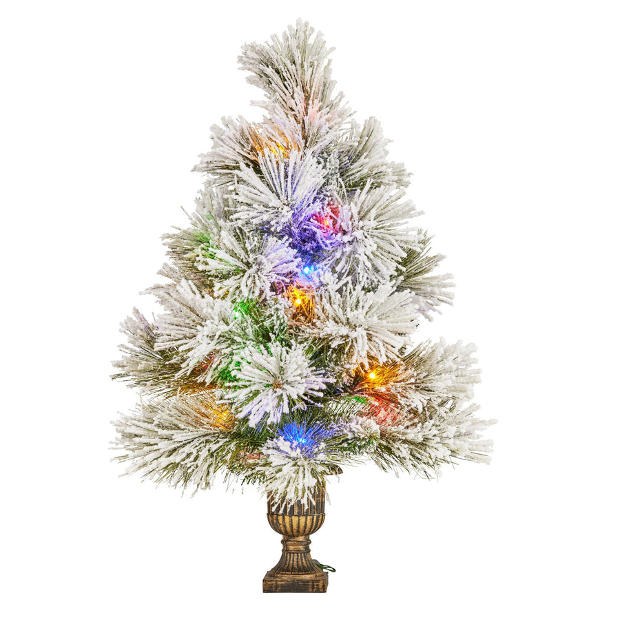 Christabelle 61cm Majestic Snow Prelit Tabletop Christmas Tree