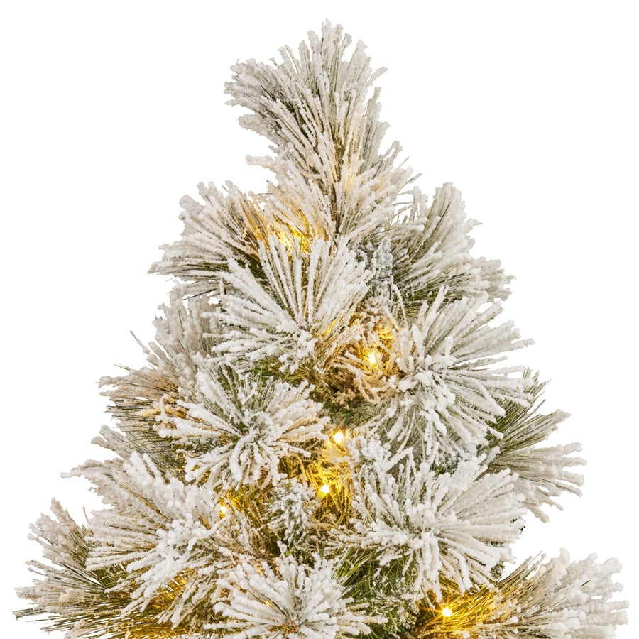 Christabelle 61cm Majestic Snow Prelit Tabletop Christmas Tree