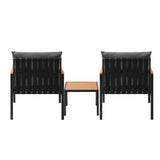 Livsip 3PCS Outdoor Set Armchairs&Table with Cushions