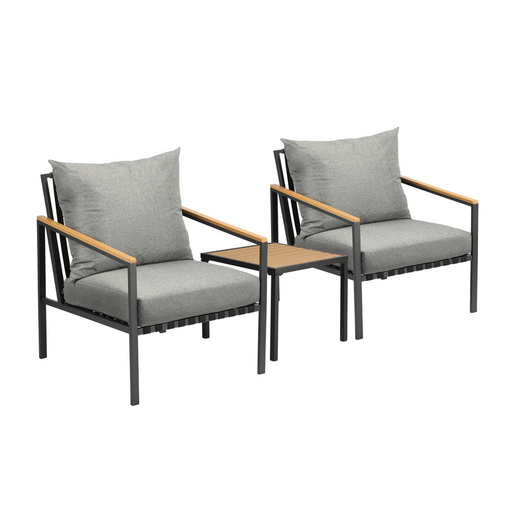 Livsip Outdoor Set Chairs&Table Patio Furniture 3PCS
