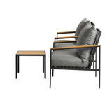Livsip Outdoor Set Chairs&Table Patio Furniture 3PCS - Rear View
