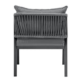Livsip 2X Outdoor Chairs Steel Frame Padded Seat - Extra Image