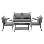 Livsip 2PCS Outdoor Furniture Set Sofa Chairs&Table, image 2