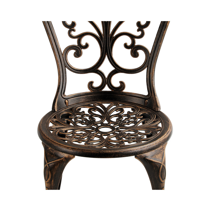 Livsip Outdoor Patio Set Chairs&Table 3PCS Bronze, image 7
