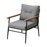 Livsip Outdoor Dining Set Patio Table and Chairs 2 Seater - Top-Down View
