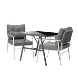 Livsip Outdoor Dining Set Patio Table and Chairs 3PCS