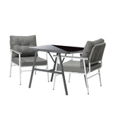 Livsip Outdoor Dining Set Patio Table and Chairs 3PCS