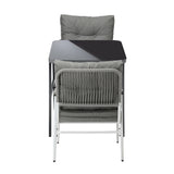 Livsip Outdoor Dining Set Patio Table and Chairs 3PCS
