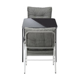 Livsip Outdoor Dining Set Patio Table and Chairs 3PCS - Front View