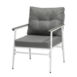 Livsip Outdoor Dining Set Patio Table and Chairs 3PCS - Rear View
