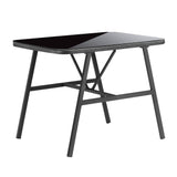 Livsip Outdoor Dining Set Patio Table and Chairs 3PCS - Side View