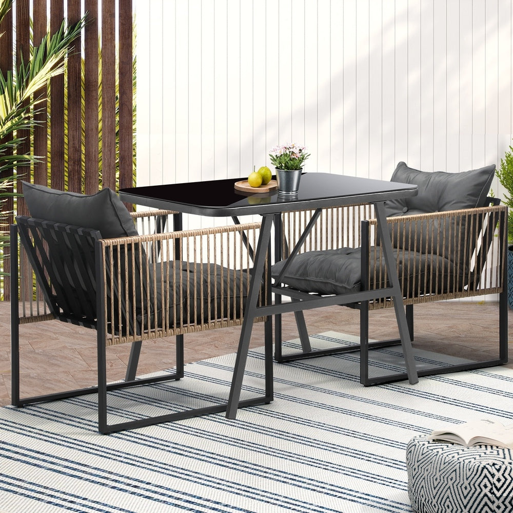 Livsip Outdoor Dining Set Patio Table Chairs Set
