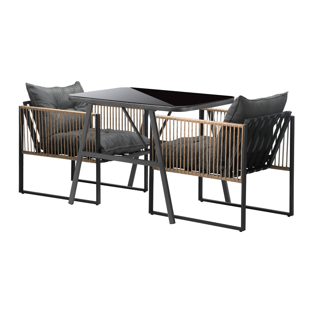 Livsip Outdoor Dining Set Patio Table Chairs Set