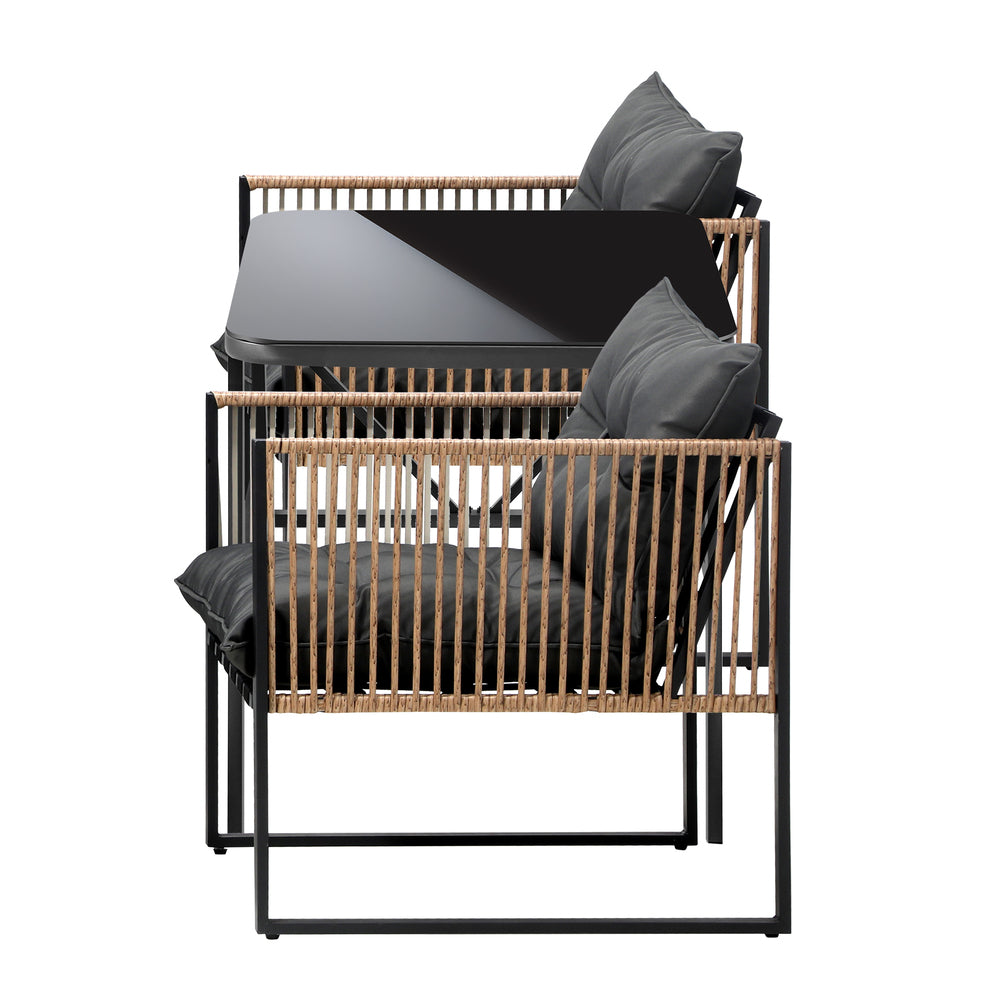 Livsip Outdoor Dining Set Patio Table Chairs Set