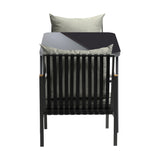 Livsip 3PCS Outdoor Dining Set Garden Table and Chairs - Top-Down View