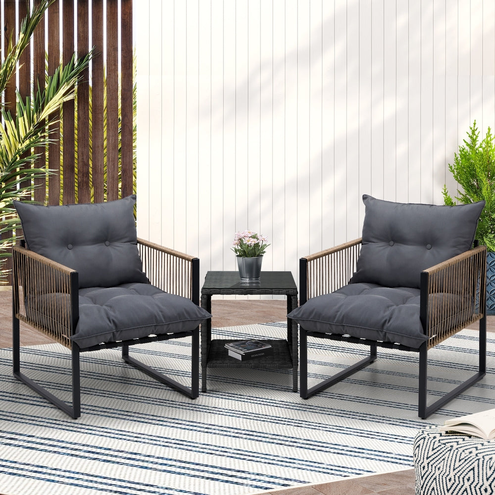 Livsip 2 Seater Outdoor Patio Lounge Setting