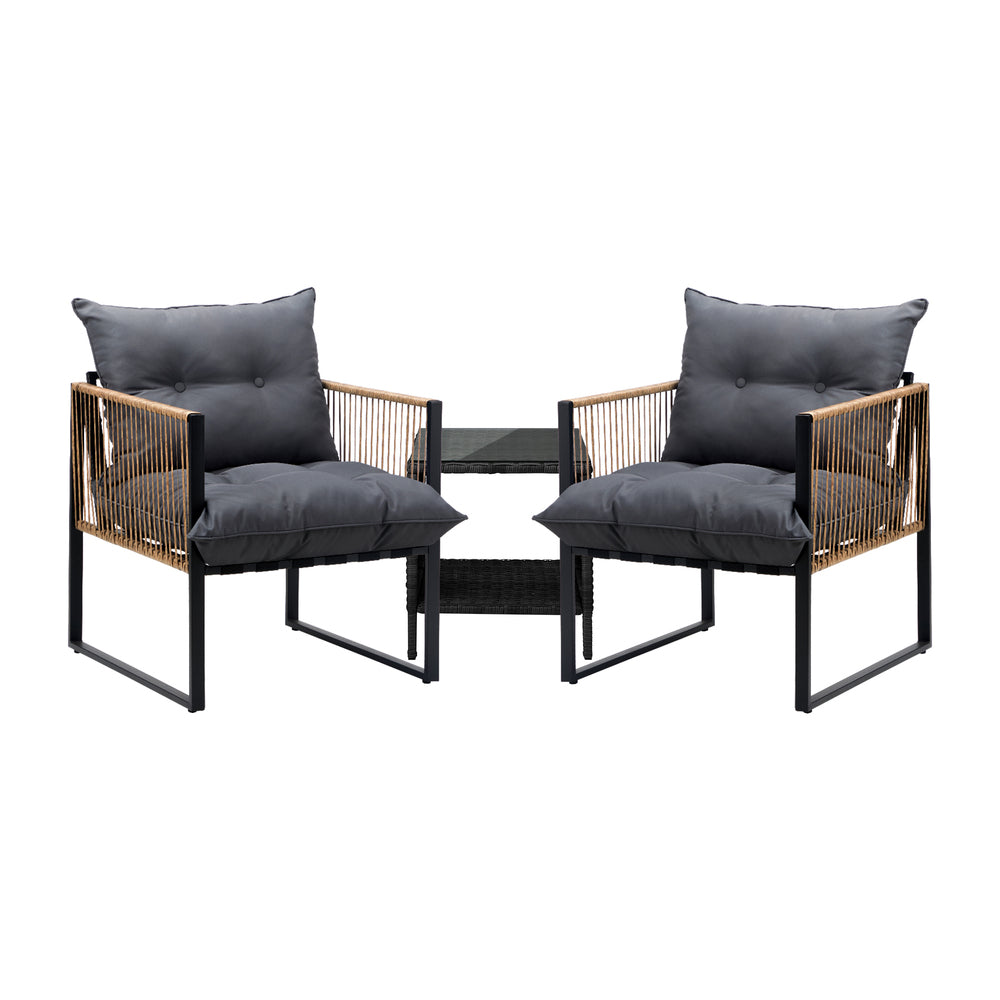 Livsip 2 Seater Outdoor Patio Lounge Setting