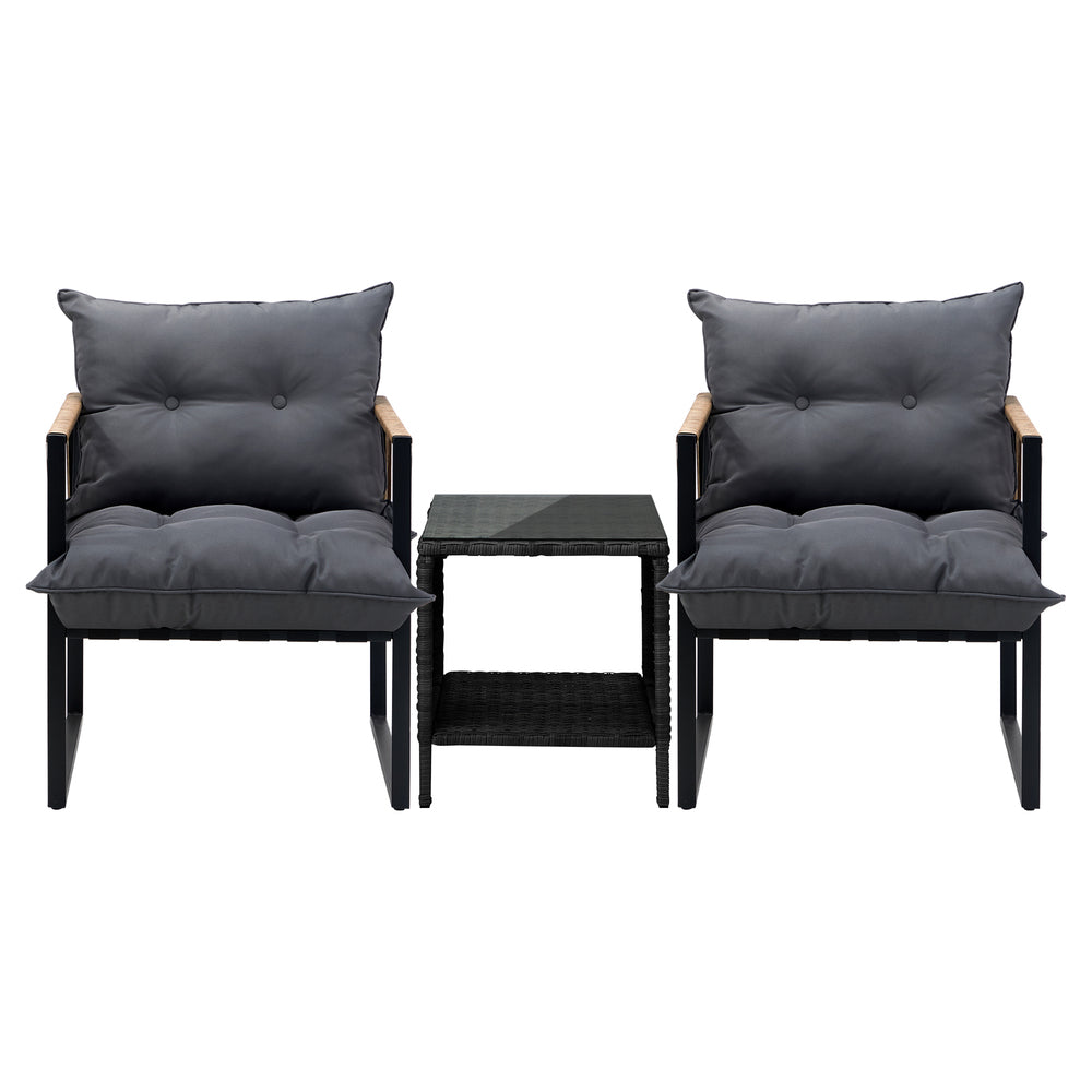 Livsip 2 Seater Outdoor Patio Lounge Setting