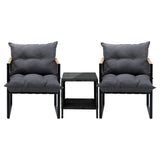 Livsip 2 Seater Outdoor Patio Lounge Setting - Rear View