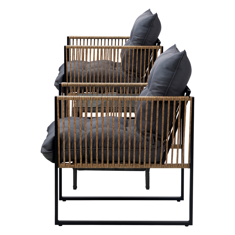 Livsip 2 Seater Outdoor Patio Lounge Setting