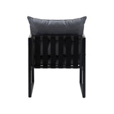 Livsip 2PCS Outdoor Patio Chairs Garden Sofa Set PE Wicker Grey