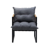 Livsip 2PCS Outdoor Chairs Patio Set PE Wicker - Front View