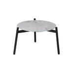 Livsip 3PCS Outdoor Patio Set 50cm Coffee Table Grey Chairs