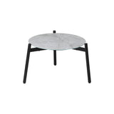 Livsip 3PCS Outdoor Bistro Set Patio Chair 50cm Coffee Table Textilene - Close-Up Angle