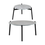 Livsip 6PCS Outdoor Patio Set 4x Chairs Coffee Table Set Textilene - 45-Degree Angle