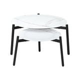 Livsip Outdoor Coffee Side Marble Table 50/70cm Set
