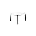 Livsip 3pcs Outdoor Lounge Set 50CM Round Table Rattan Chairs