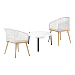 Livsip 2 Seater Outdoor Patio Setting 70cm Table