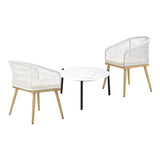 Livsip 2 Seater Outdoor Patio Setting 70cm Table