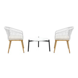 Livsip 2 Seater Outdoor Patio Setting 70cm Table