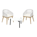 Livsip 2 Seater Outdoor Patio Setting 70cm Table