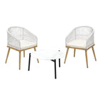 Livsip 2 Seater Outdoor Patio Setting 70cm Table