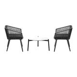Livsip Outdoor Lounge Setting Furniture 3 Piece Patio Set