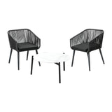 Livsip Outdoor Lounge Setting Furniture 3 Piece Patio Set