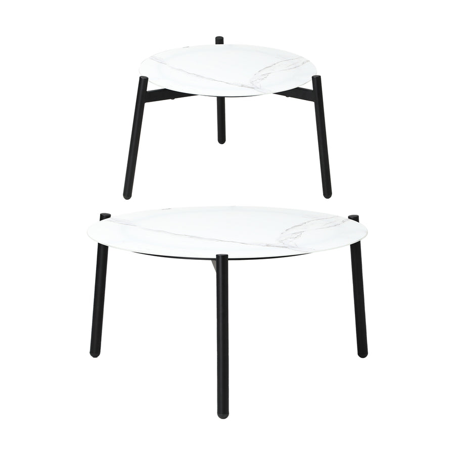Livsip 6PCS Outdoor Patio Set Textilene Chair Lounge Coffee Table Set