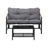 Livsip 2 Piece Outdoor Patio Set Garden Lounge Setting